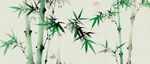 水墨竹子背景