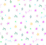 多彩星星图案背景