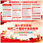 党的二十届四中全会展板