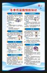 冬季传染病预防知识海报