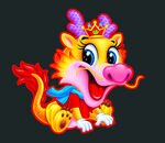 可爱卡通小龙形象