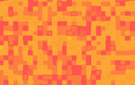 橙红色像素风格背景图案