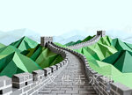 长城 艺术画