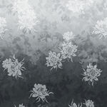 灰白花卉纹理图案