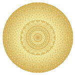 金色曼陀罗圆形装饰图案