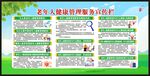 老年人健康管理服务宣传栏