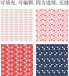 七夕爱心背景     爱心花纹