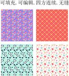 闪亮爱心图案  情人节爱心背景