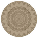 圆形曼陀罗花纹图案设计