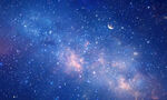 蓝色宇宙星空背景图素材