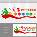 校园阅读文化墙