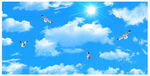 蓝天白云