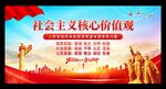 社会主义核心价值观展板