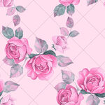 粉色玫瑰花卉图案背景