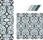 复古花纹图案设计素材