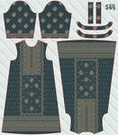 传统中式服饰图案设计稿