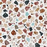 多彩碎石拼接花纹图案