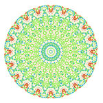 圆形精美花纹图案