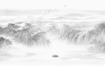 中式水墨山水