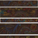 灯饰画 钢铁 鲸鱼