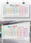 装修工期展板 