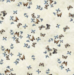 蝴蝶花卉图案布料纹理汉服