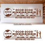 校园文化墙之校训校风展示