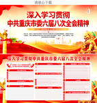 中共重庆市委六届八次全会精神