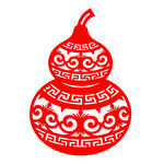 传统剪纸葫芦图案