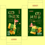 紫菜凤凰卷包装盒设计展示