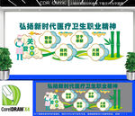 医生职业精神文化墙