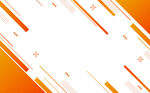 橙色几何线条背景图案