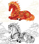 烈焰马