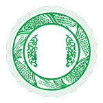 五粮圆形花纹装饰图案