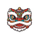 传统舞狮头图案设计