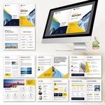 展示画册InDesign模板