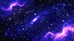 蓝紫色星空宇宙景象