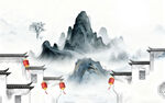 中式 新款简约山水 TIF分层