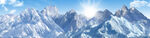 雪山风景背景图