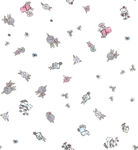 花卉昆虫图案的白色背景图