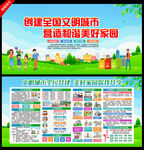 创文明城市宣传海报