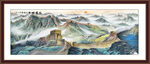 长城雄风山水画