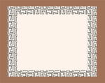 古典希腊风格边框图案