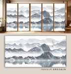 中式山水意境装饰画