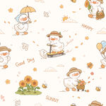 冬日雪人欢乐卡通图案