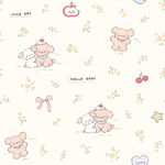 可爱小熊卡通图案背景