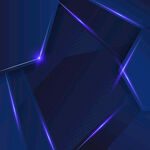 炫酷蓝紫几何光影矢量背景