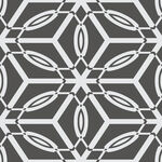 几何黑白花纹图案设计