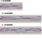 波段光谱图动感线条渐变花纹