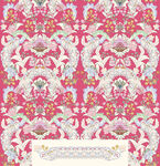 复古花卉几何图案 腰果